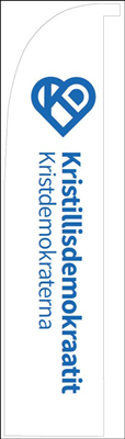 Beach Flag Suomi valkoinen  M 260 cm Pysty teksti